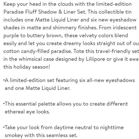 BNIB NYX "Paradise Fluff" Combo EYESHADOW & LINER - Picture 7 of 9